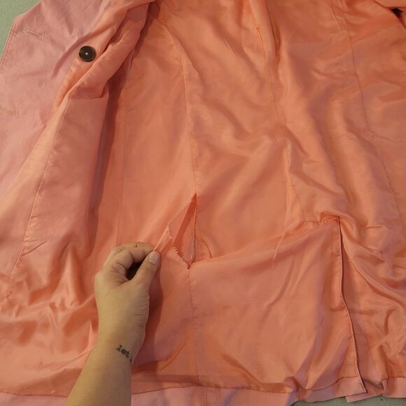 Zara Kids Trench Coat Pink Size 11-12 years - Picture 3 of 6